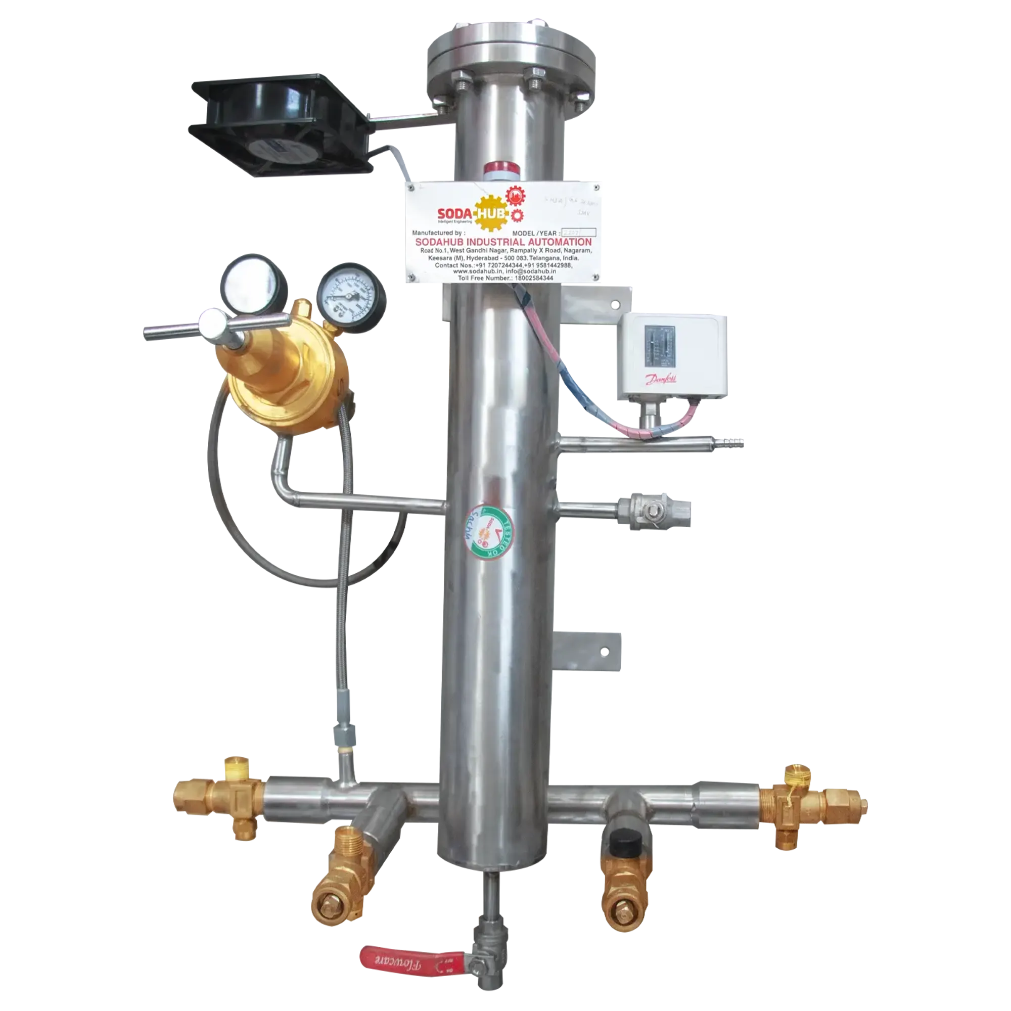 4-Stage gas bank